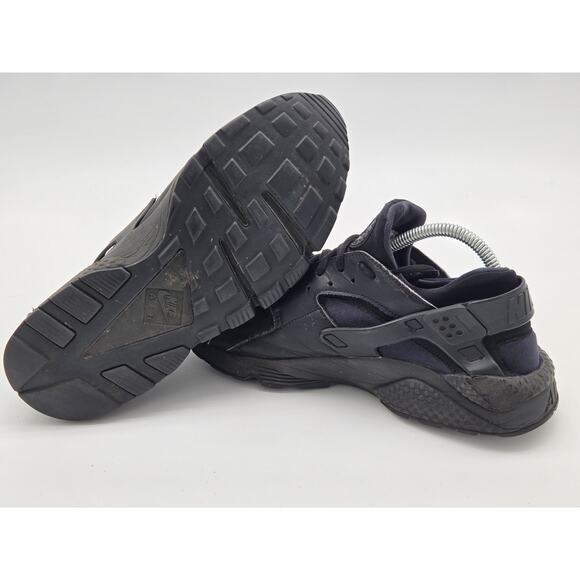 Nike Air Huarache Run Womens Size 10.5 Black Athletic Shoes Sneakers 634835-012 - Picture 7 of 8